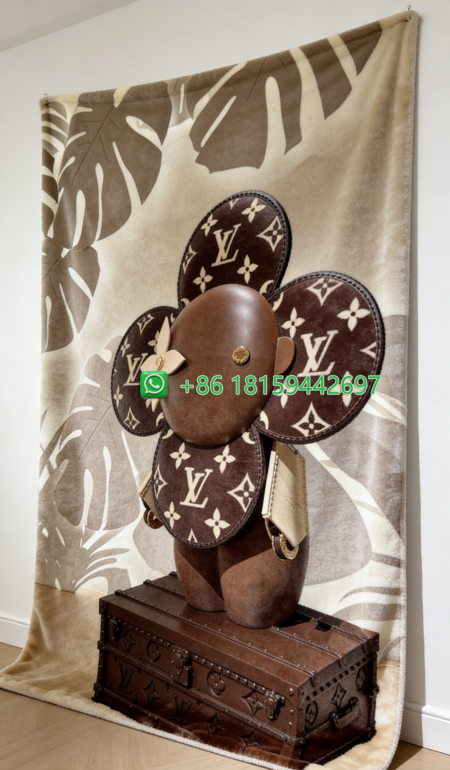 Louis Vuitton Throw Blankets